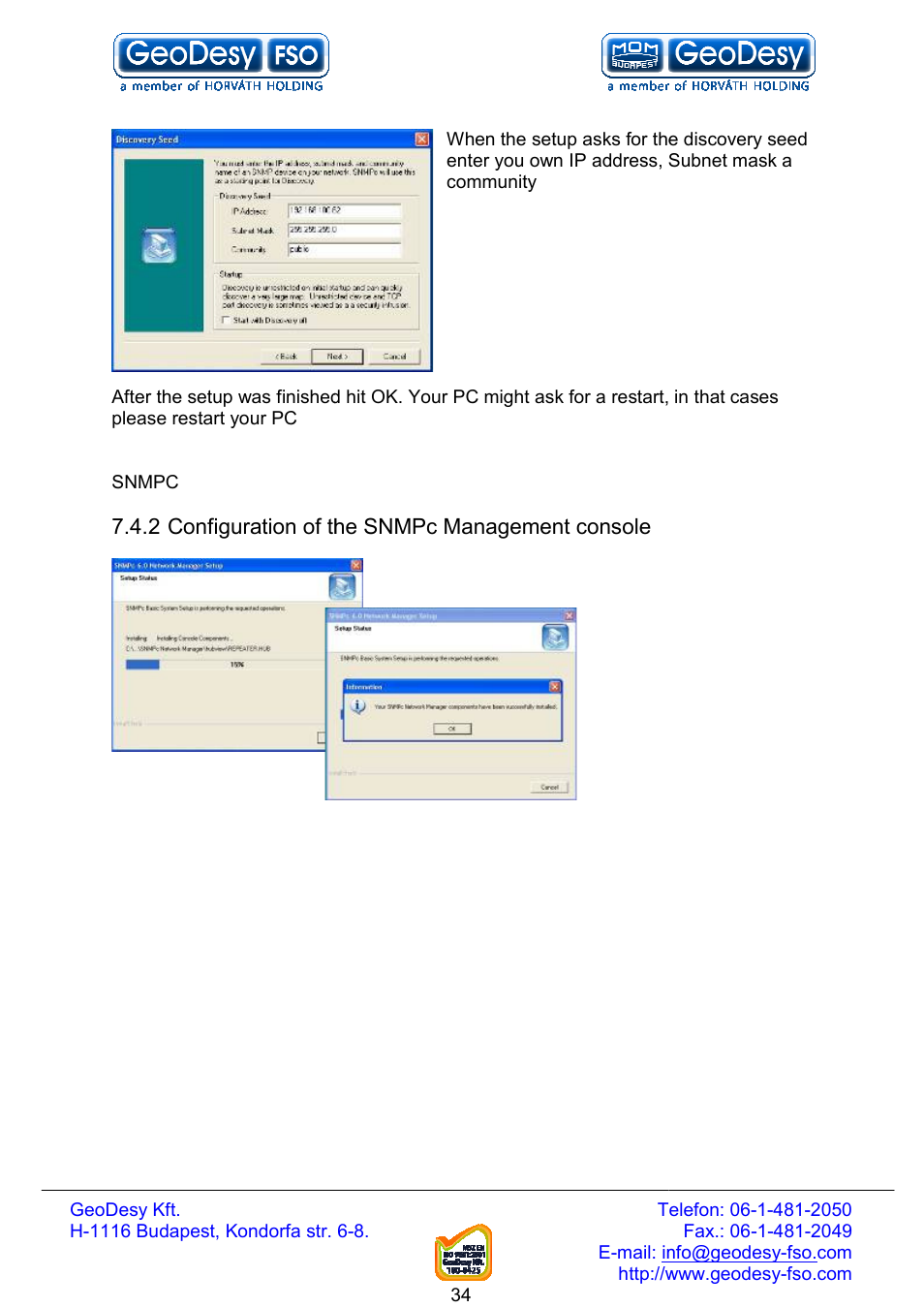 GeoDesy FSO Next series User Manual | Page 34 / 52