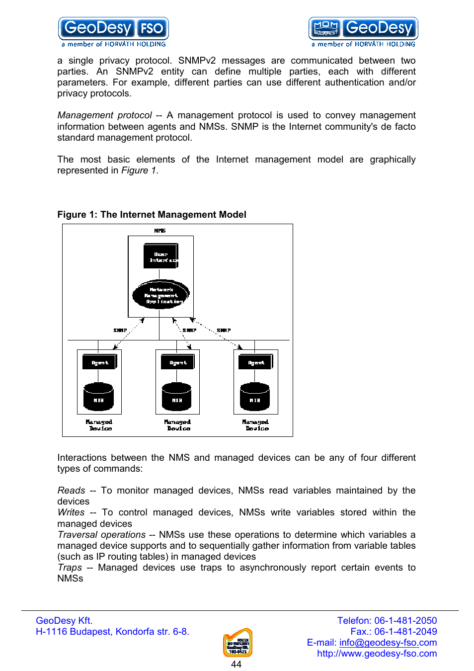GeoDesy FSO Next series User Manual | Page 44 / 52