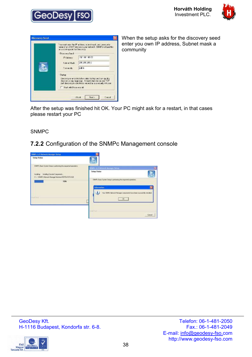 GeoDesy FSO Giga Next series User Manual | Page 38 / 56