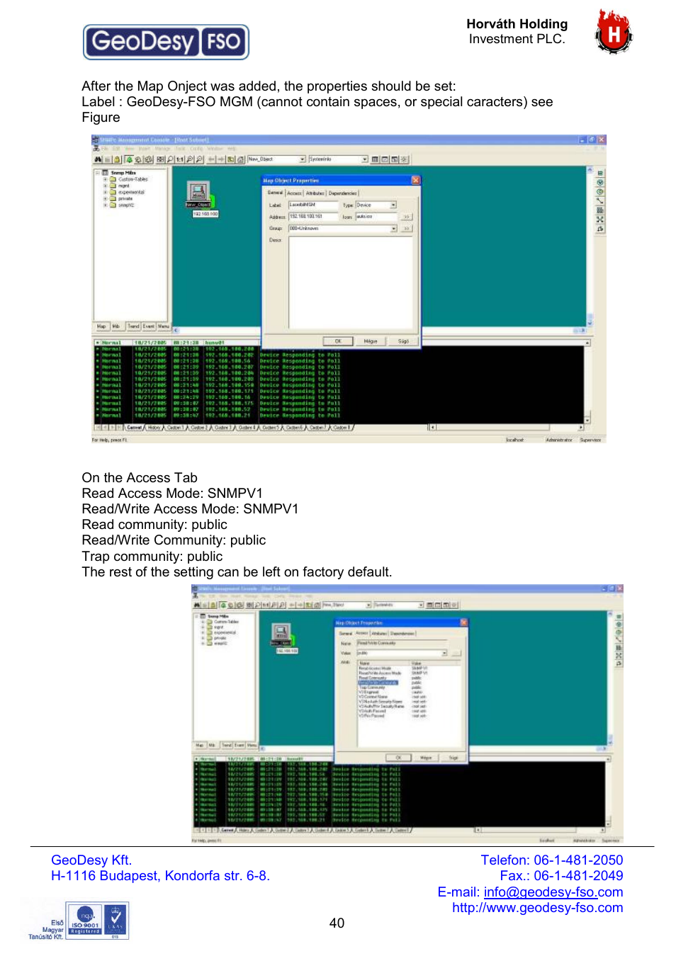 GeoDesy FSO Giga Next series User Manual | Page 40 / 56