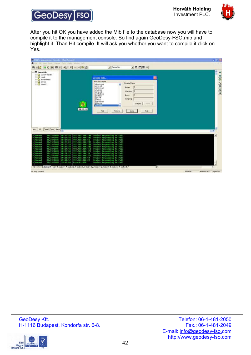 GeoDesy FSO Giga Next series User Manual | Page 42 / 56