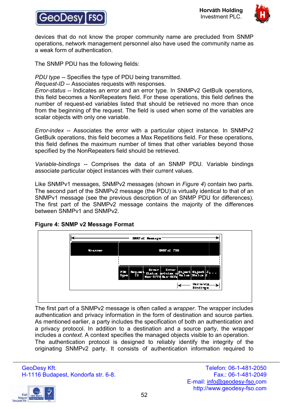 GeoDesy FSO Giga Next series User Manual | Page 52 / 56