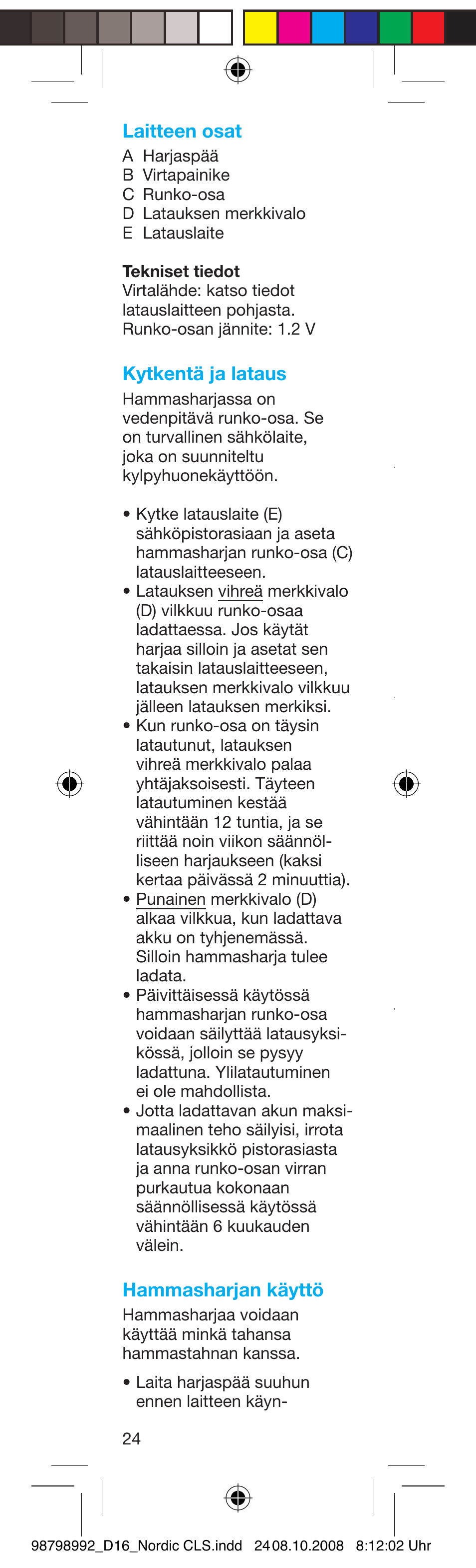 Braun D16.513 User Manual | Page 25 / 28