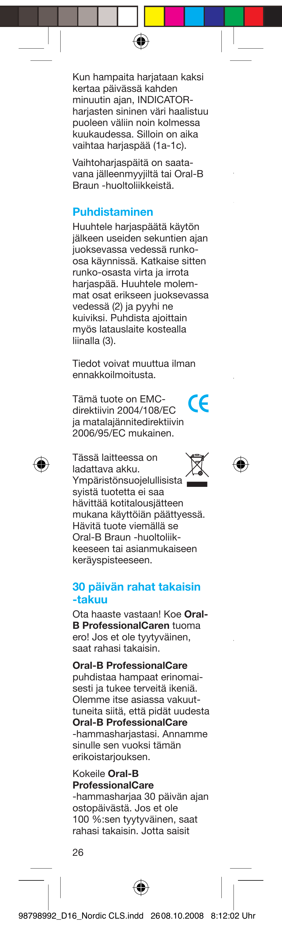 Braun D16.513 User Manual | Page 27 / 28