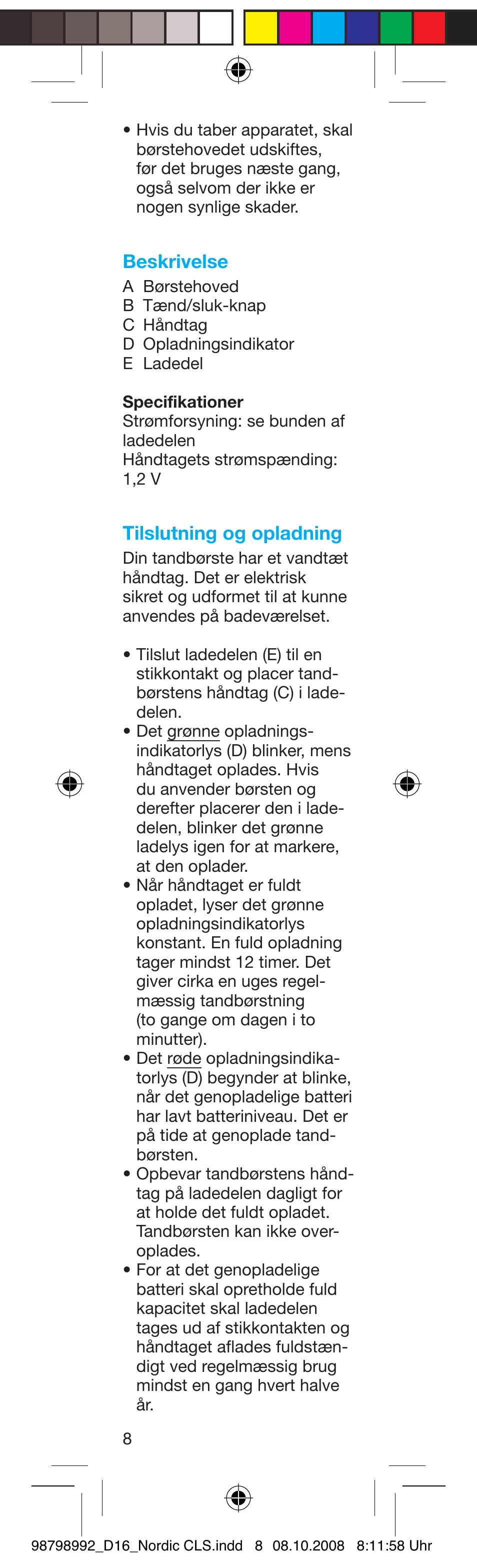 Braun D16.513 User Manual | Page 9 / 28