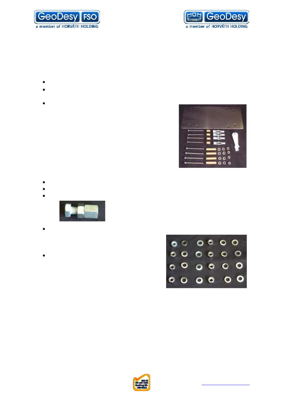 2 contents of a geodesy-fso gd-2500 link, Contents of a geodesy-fso gd-2500 link | GeoDesy FSO GD series User Manual | Page 24 / 79