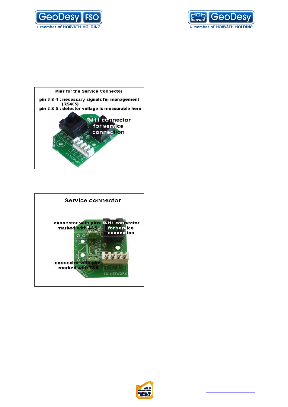6 connecting to the management, Connecting to the management | GeoDesy FSO GD series User Manual | Page 59 / 79