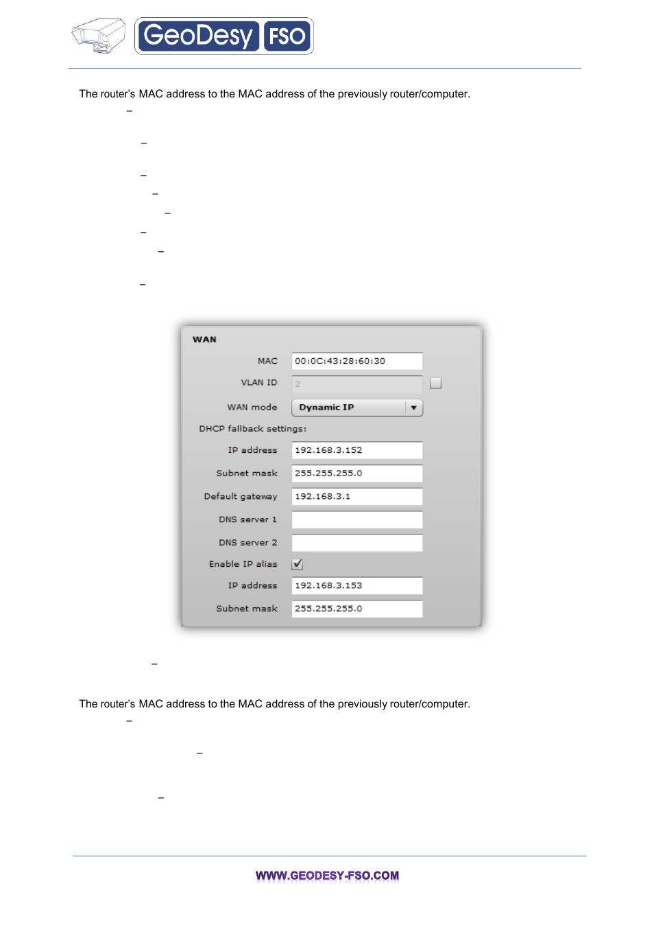 GeoDesy FSO GeoData20 series User Manual | Page 27 / 70