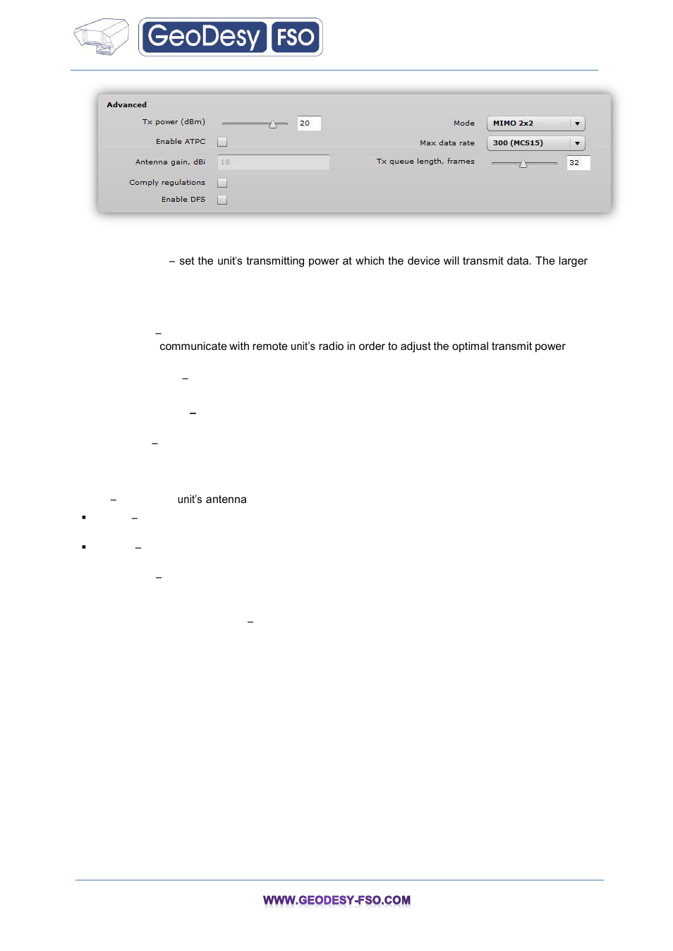 Virtual ap, 9 virtual ap | GeoDesy FSO GeoData20 series User Manual | Page 42 / 70