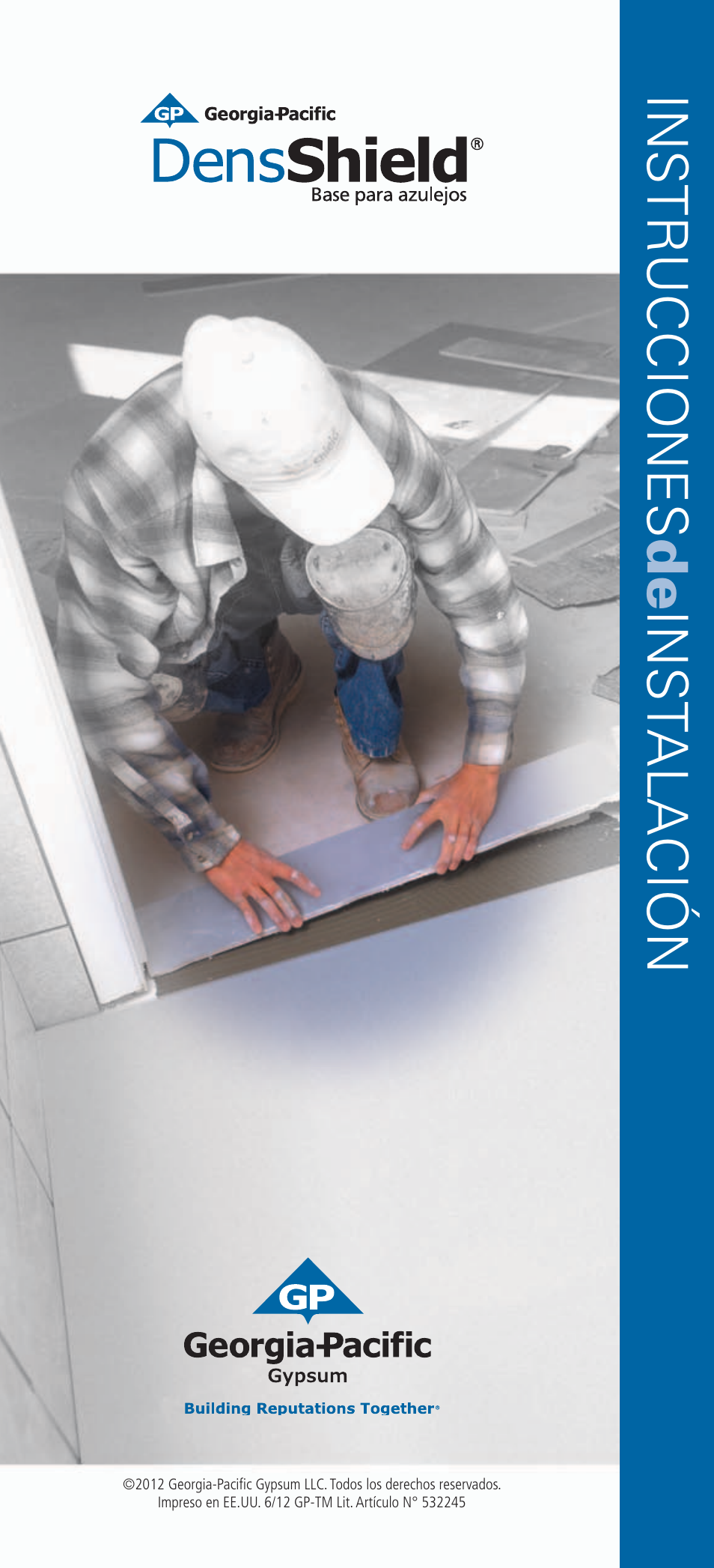 Instrucciones de inst alación | Georgia-Pacific DensShield Tile Backer User Manual | Page 24 / 24