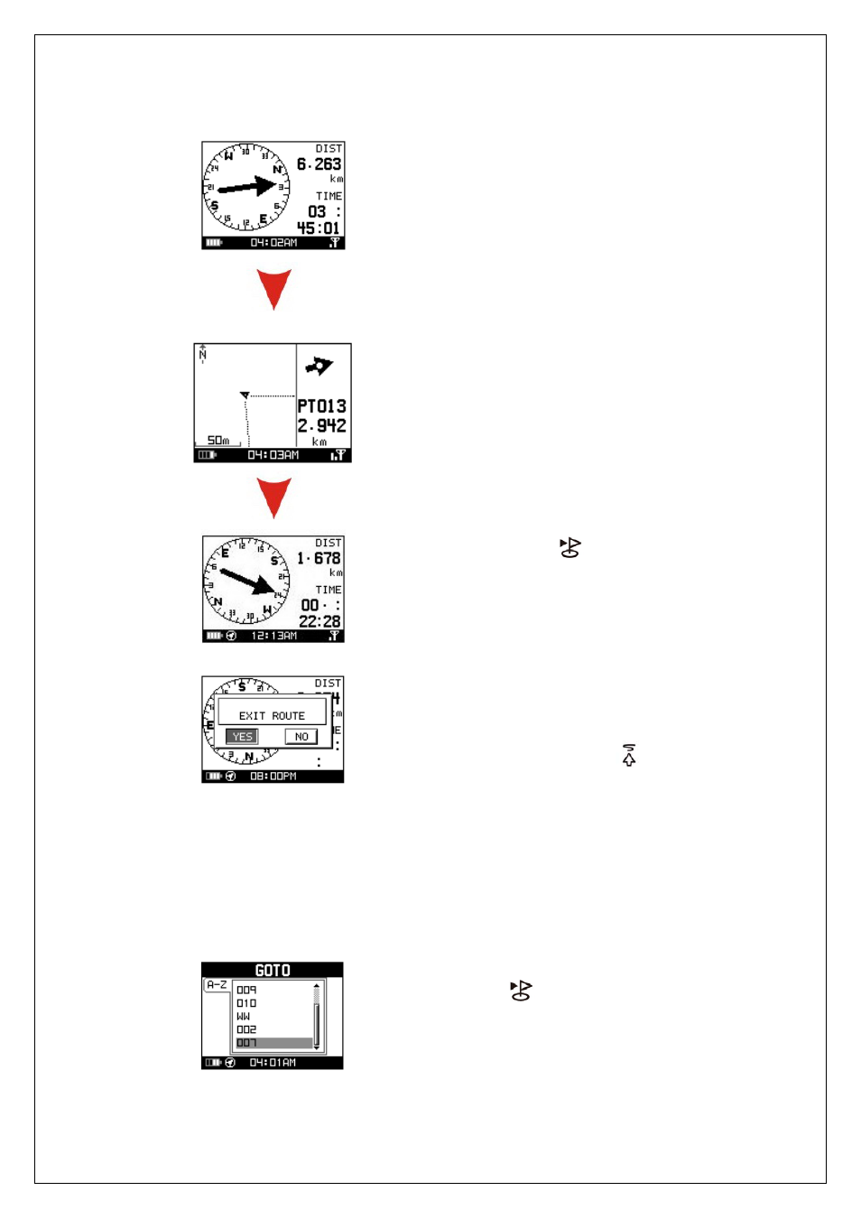 How to find waypoint | GLOBALSAT GH-561 Quick Start User Manual | Page 5 / 8
