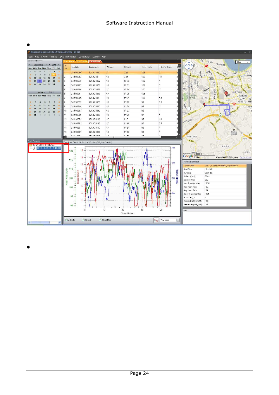 GLOBALSAT Training Gym Pro v1.2 Instruction Manual User Manual | Page 24 / 39