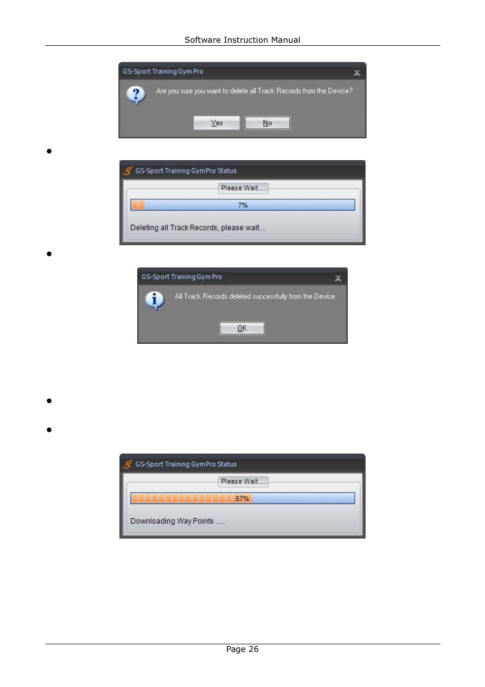 2 way points | GLOBALSAT Training Gym Pro v1.2 Instruction Manual User Manual | Page 26 / 39