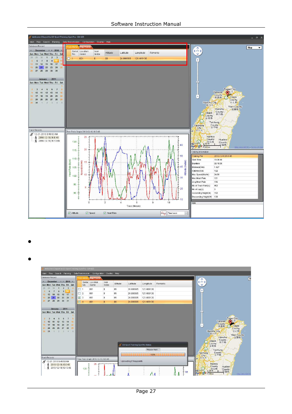 GLOBALSAT Training Gym Pro v1.2 Instruction Manual User Manual | Page 27 / 39
