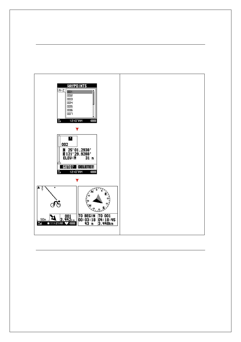 How to use find waypoints | GLOBALSAT GB-580 Quick Start User Manual | Page 18 / 29