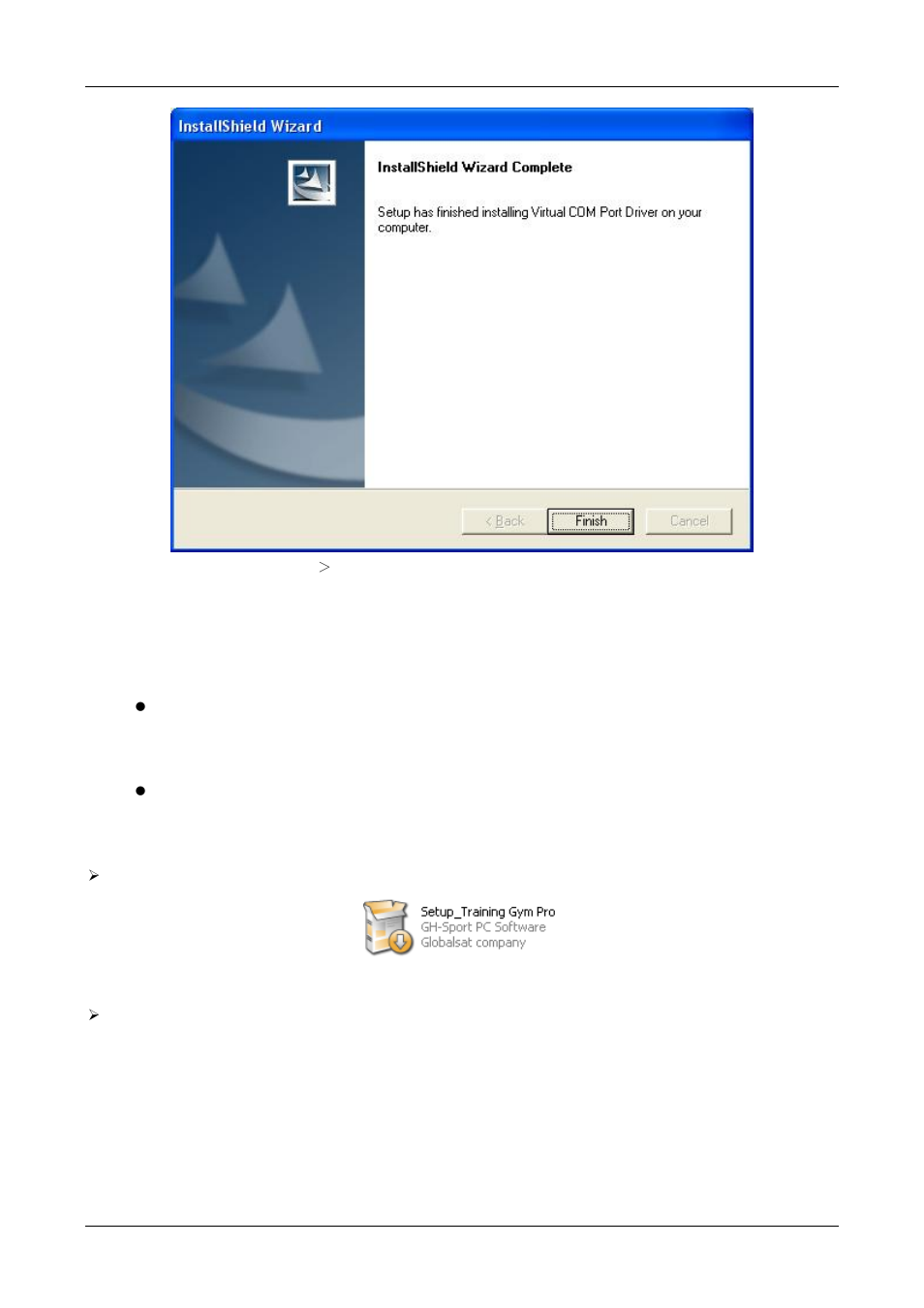 2 installing the training gym pro | GLOBALSAT Training Gym Pro v1.0 Instruction Manual User Manual | Page 5 / 30