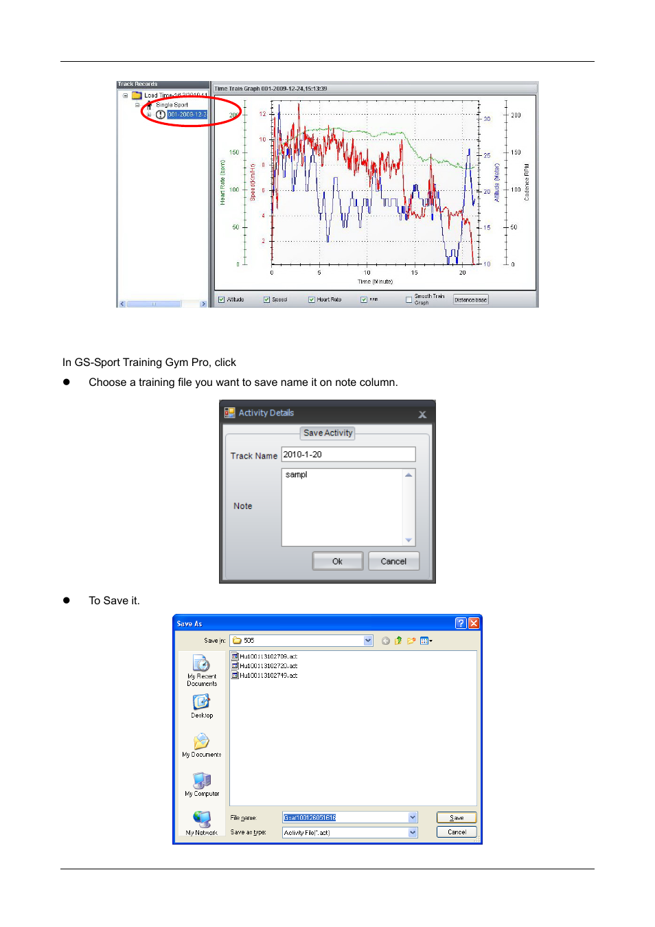 2 export activity | GLOBALSAT GH-505 User Manual User Manual | Page 54 / 65