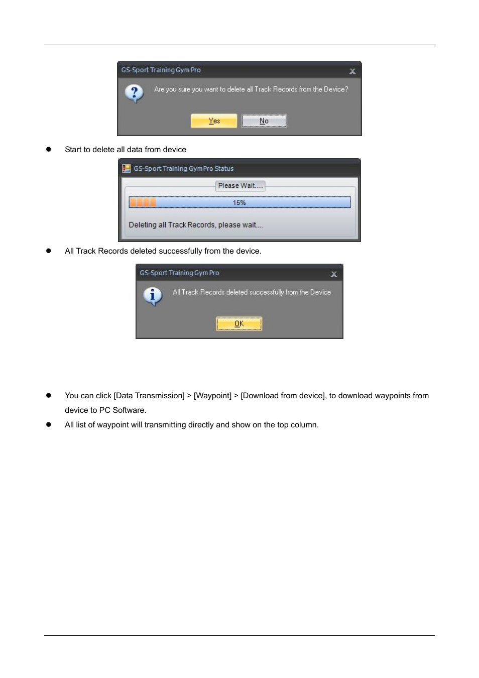 2 waypoint | GLOBALSAT GH-505 User Manual User Manual | Page 60 / 65