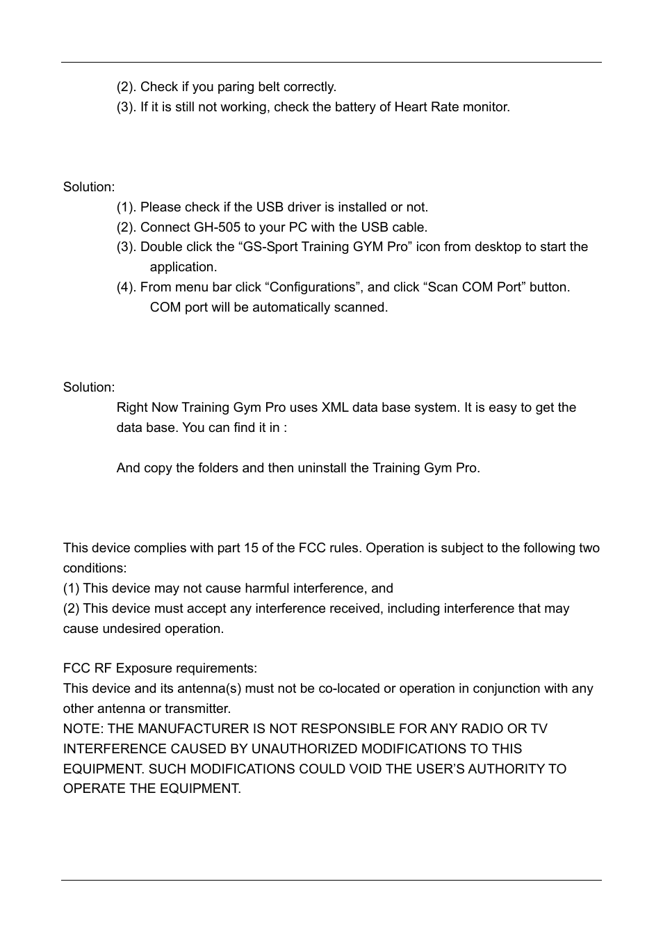 Fcc notices | GLOBALSAT GH-505 User Manual User Manual | Page 65 / 65