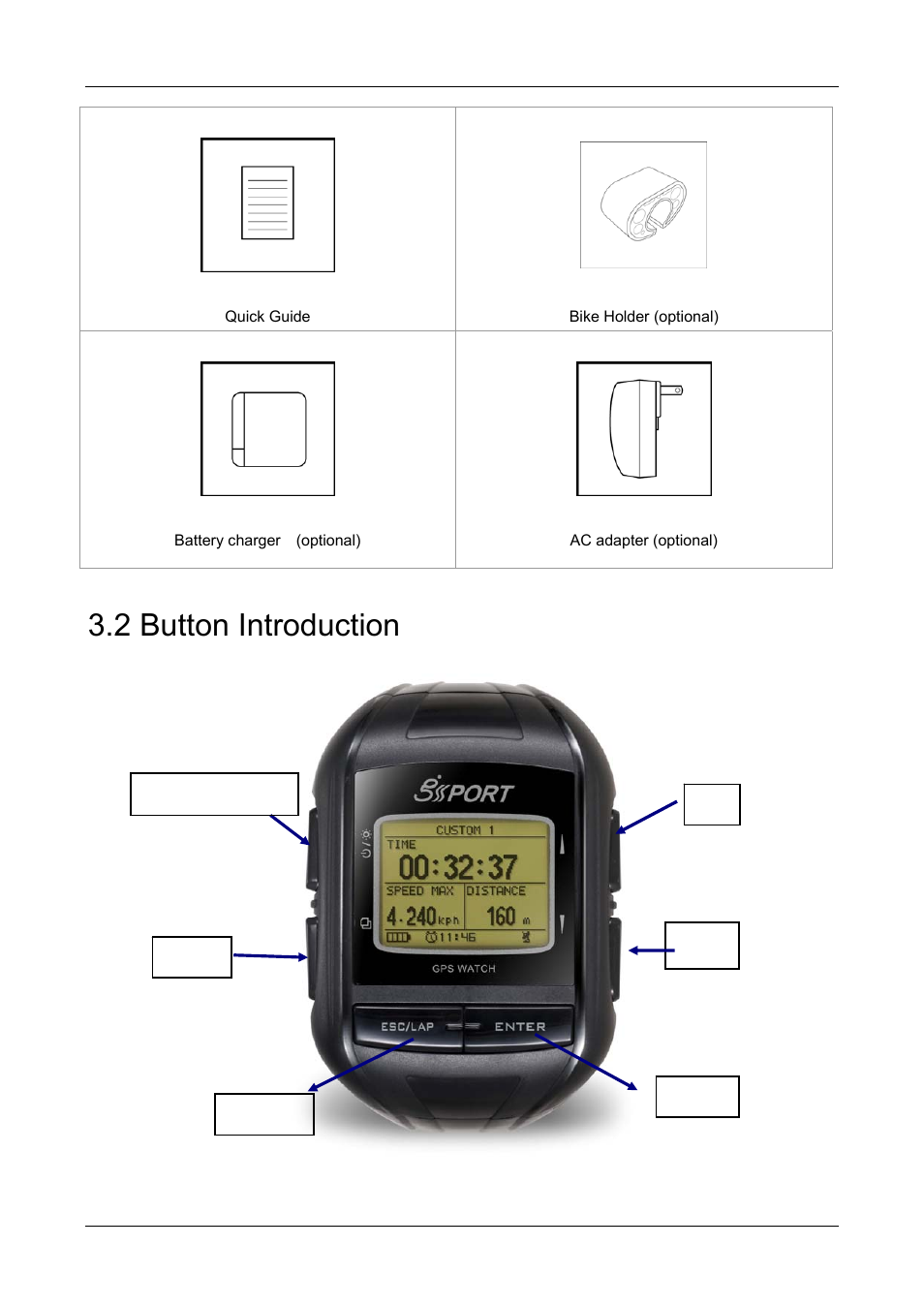 2 button introduction | GLOBALSAT GH-505 User Manual User Manual | Page 7 / 65