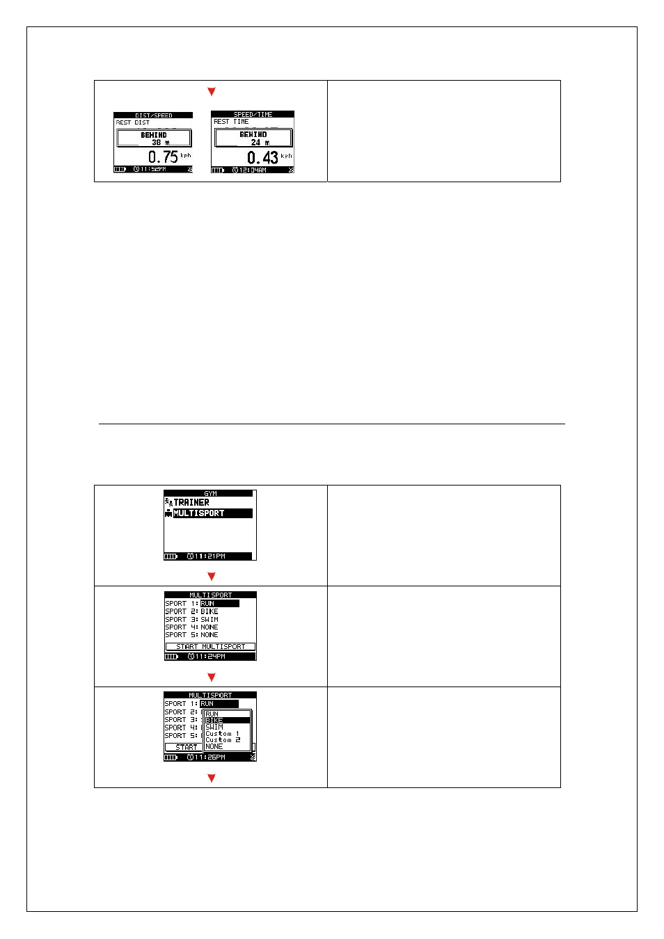 How to use multi-sport | GLOBALSAT GH-505 Quick Start User Manual | Page 10 / 15
