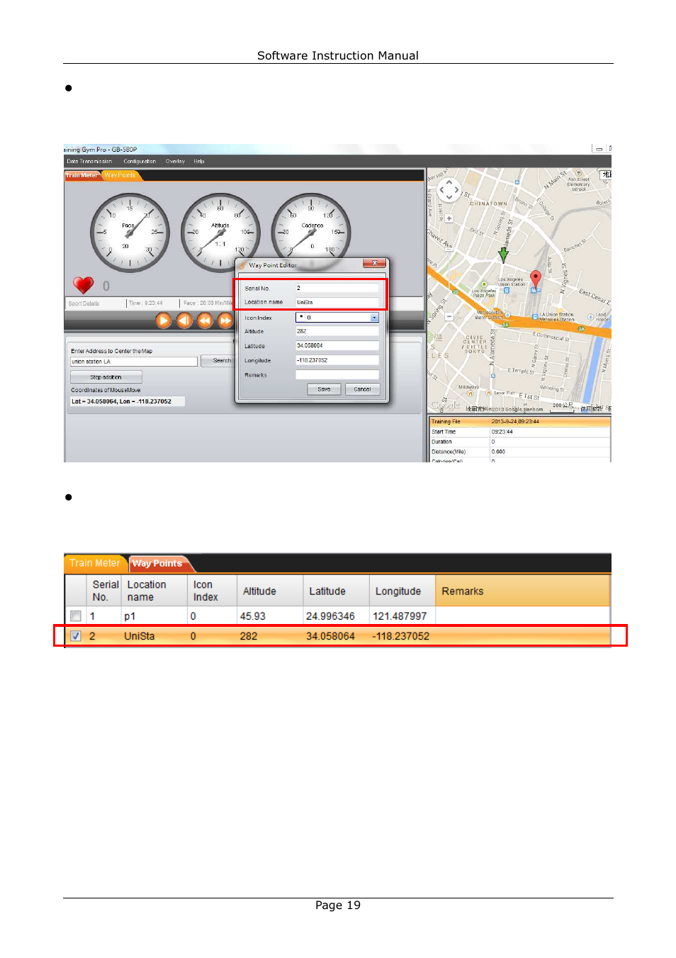 GLOBALSAT Training Gym Pro v1.1 Instruction Manual User Manual | Page 19 / 39