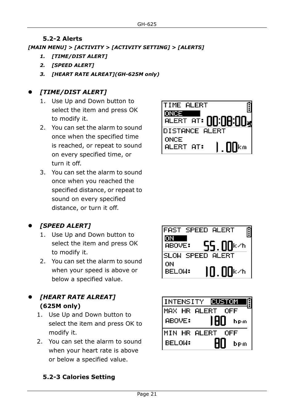 GLOBALSAT GH-625 User Manual User Manual | Page 21 / 63