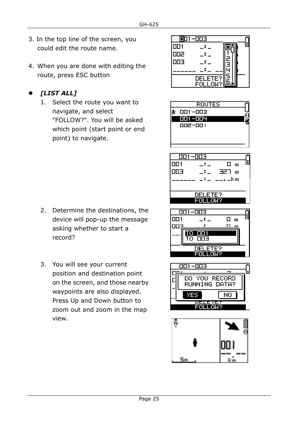 GLOBALSAT GH-625 User Manual User Manual | Page 25 / 63