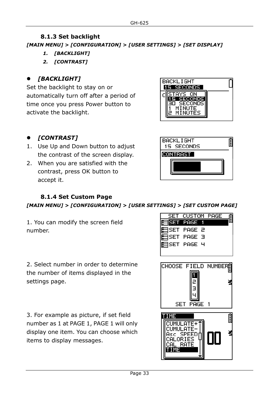 GLOBALSAT GH-625 User Manual User Manual | Page 33 / 63