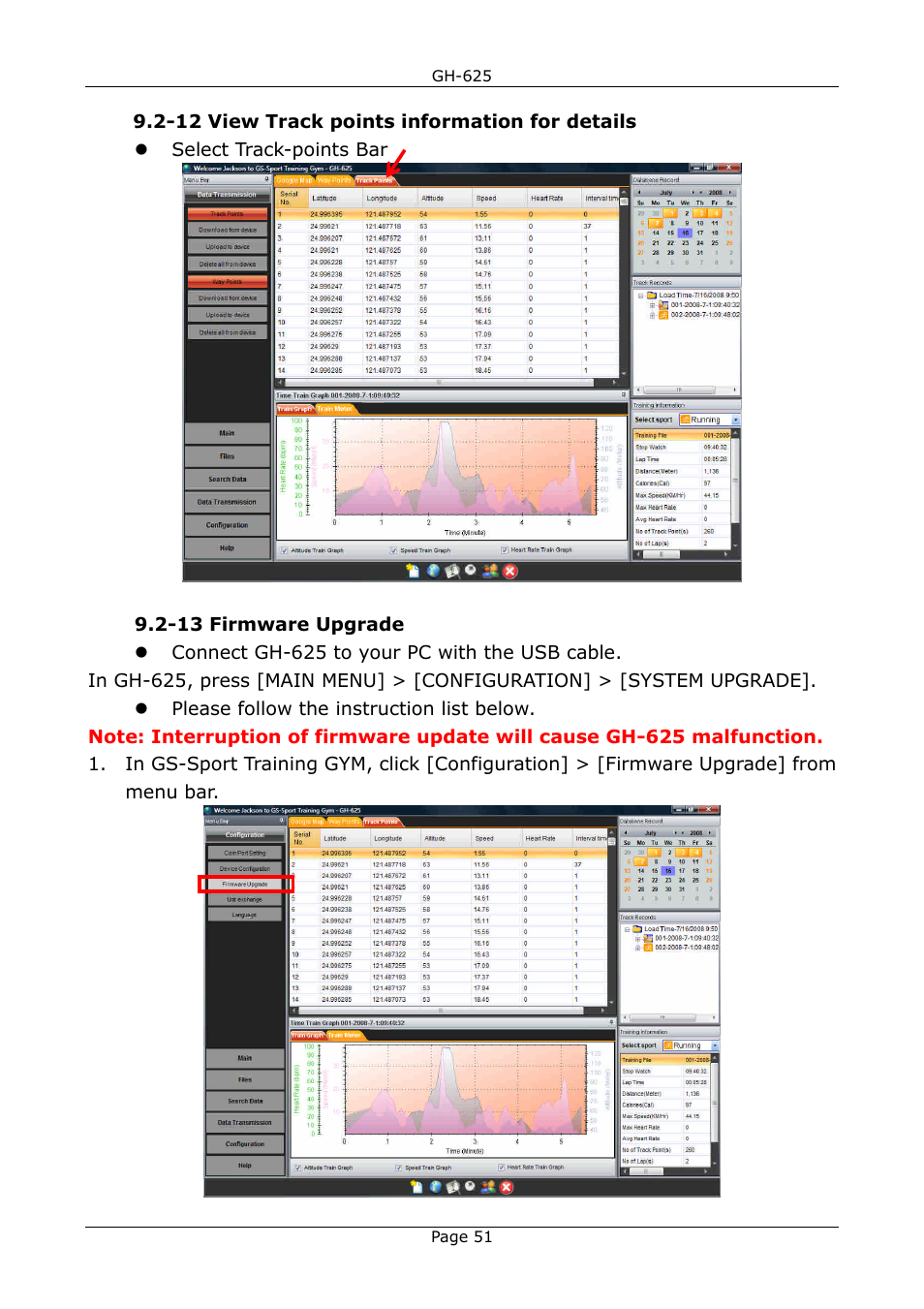 GLOBALSAT GH-625 User Manual User Manual | Page 51 / 63