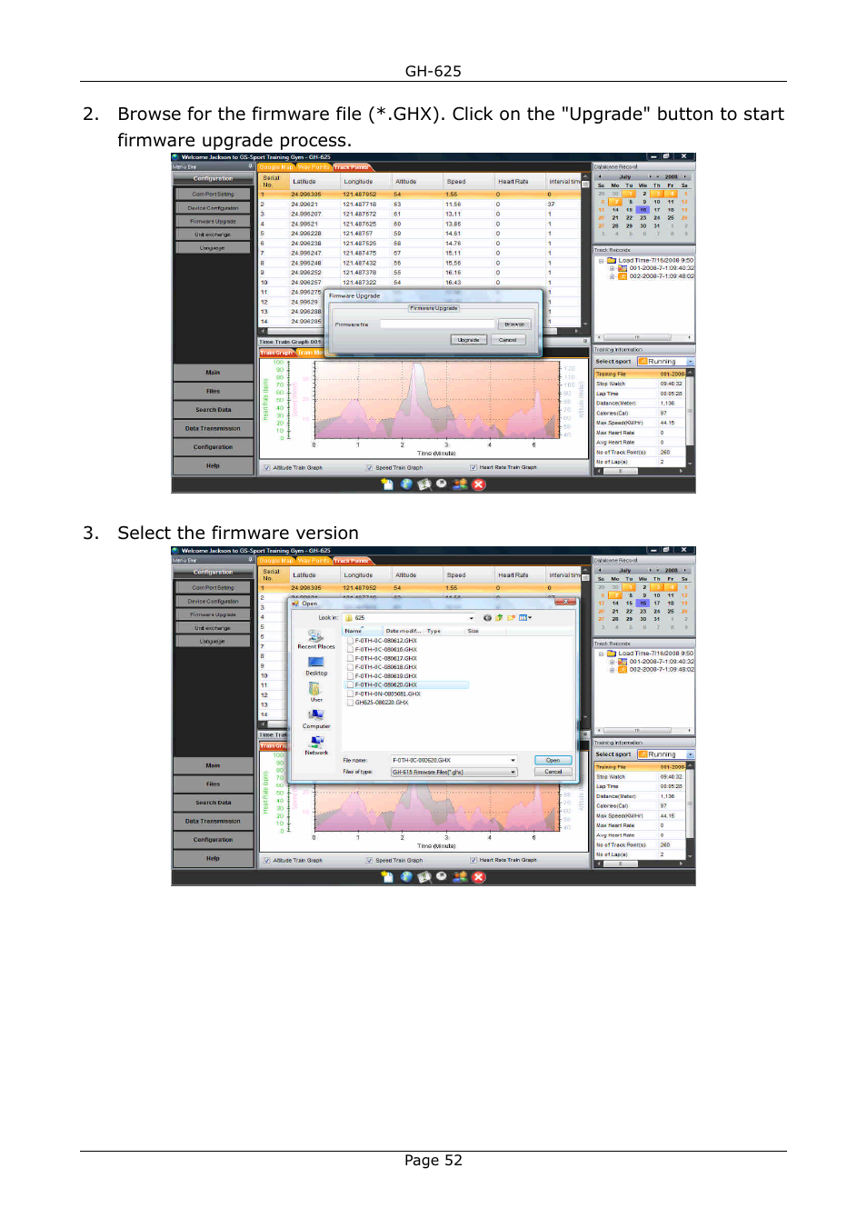 GLOBALSAT GH-625 User Manual User Manual | Page 52 / 63