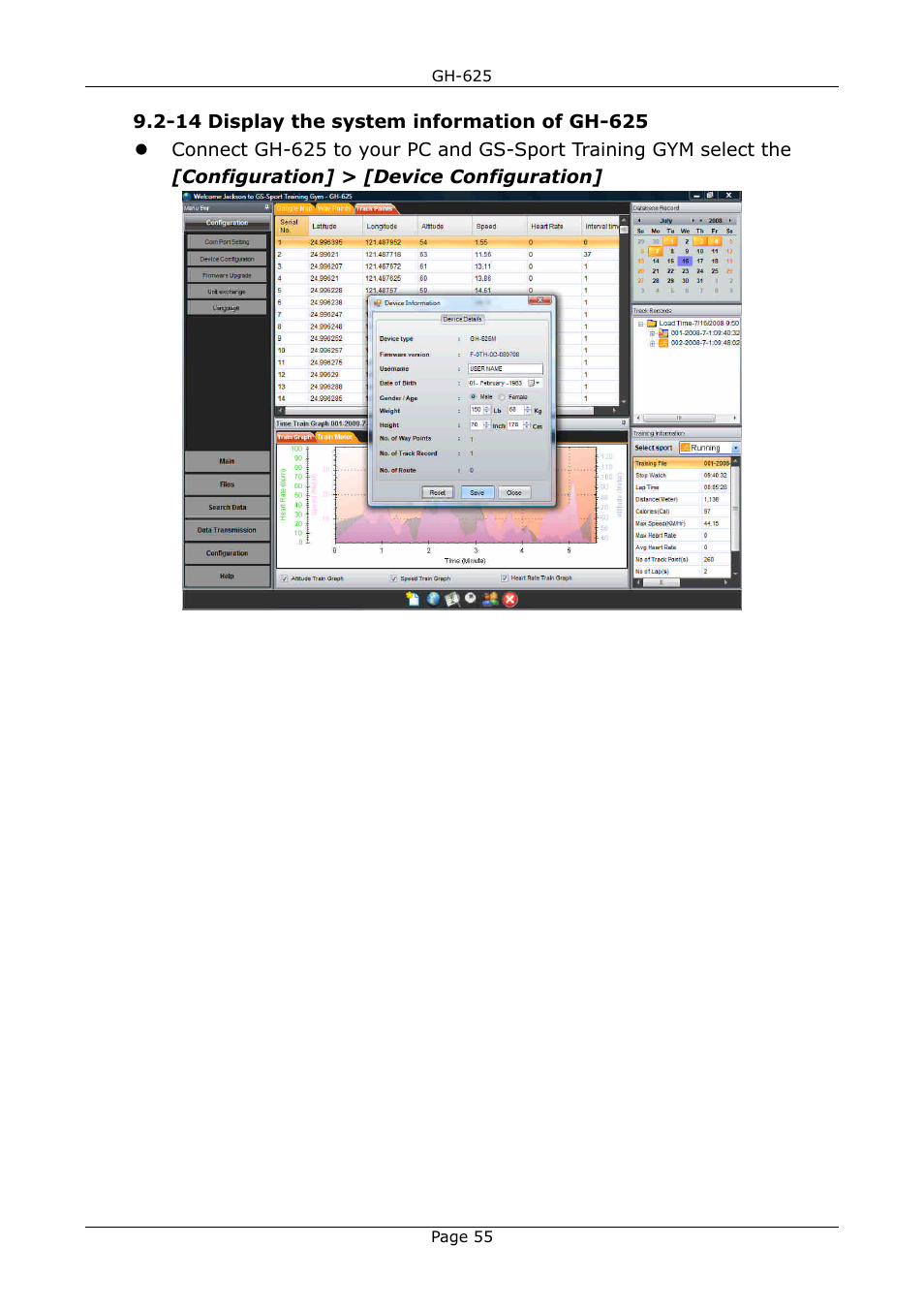 GLOBALSAT GH-625 User Manual User Manual | Page 55 / 63