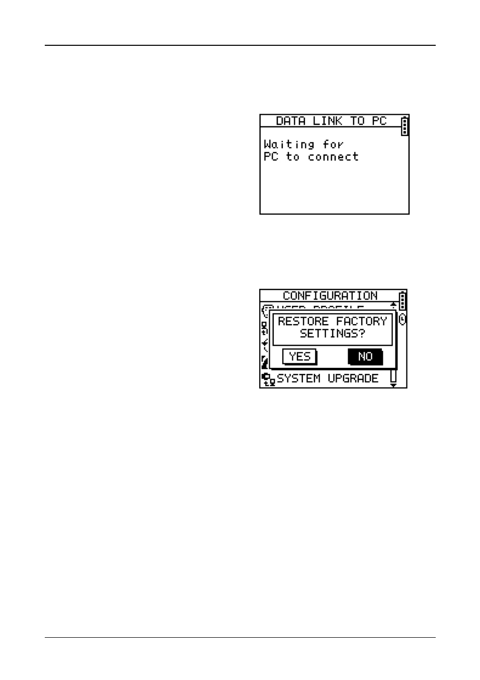 Transfer data to pc, Factory reset | GLOBALSAT GH-615 User Manual User Manual | Page 30 / 52