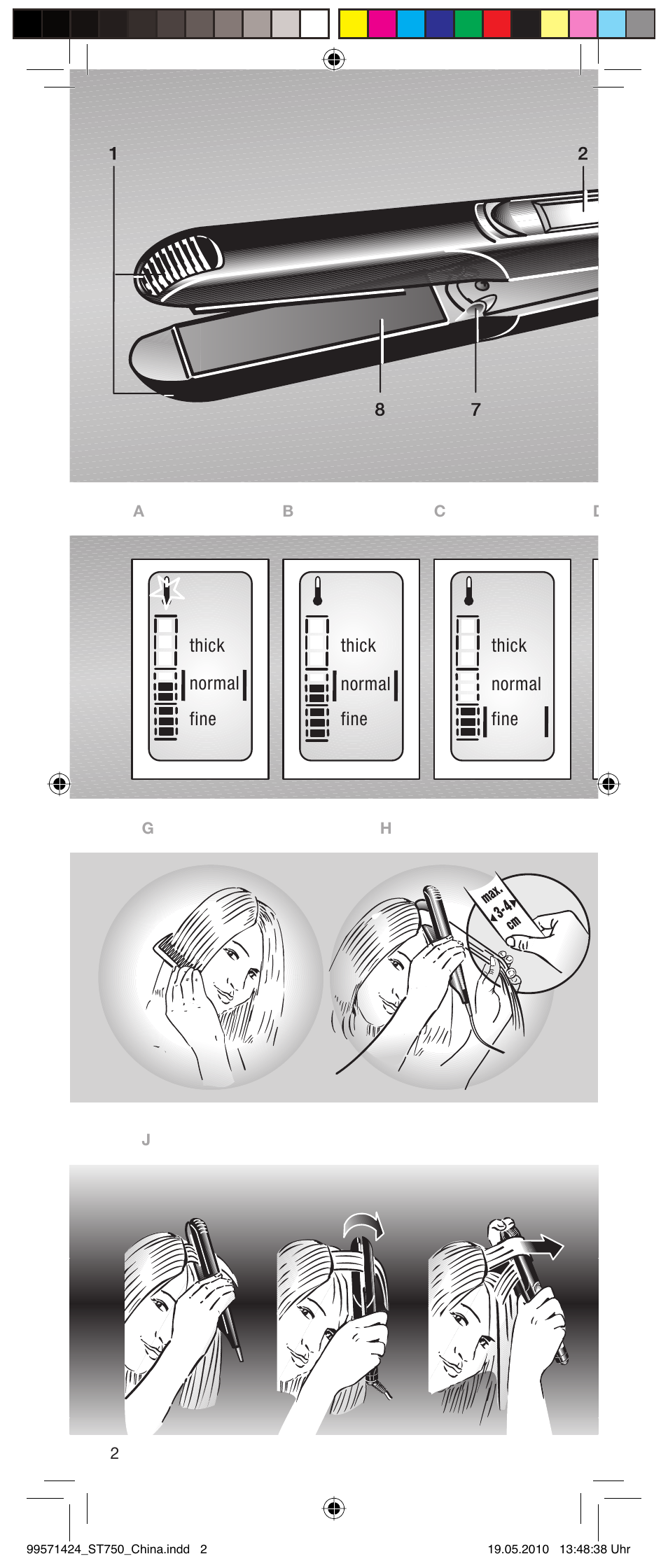 Braun SATIN ST 750 User Manual | Page 2 / 10