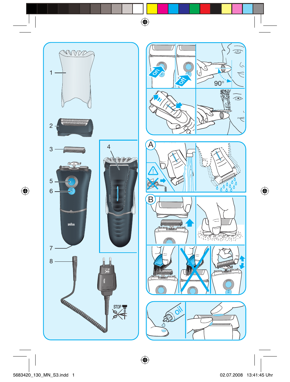 Braun practica 130 User Manual | Page 3 / 30