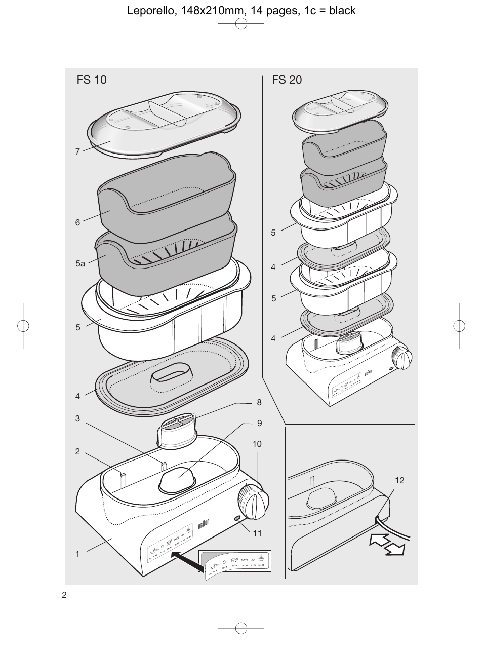 Fs 20 fs 10 | Braun MULTIQUICK FS20 User Manual | Page 2 / 14