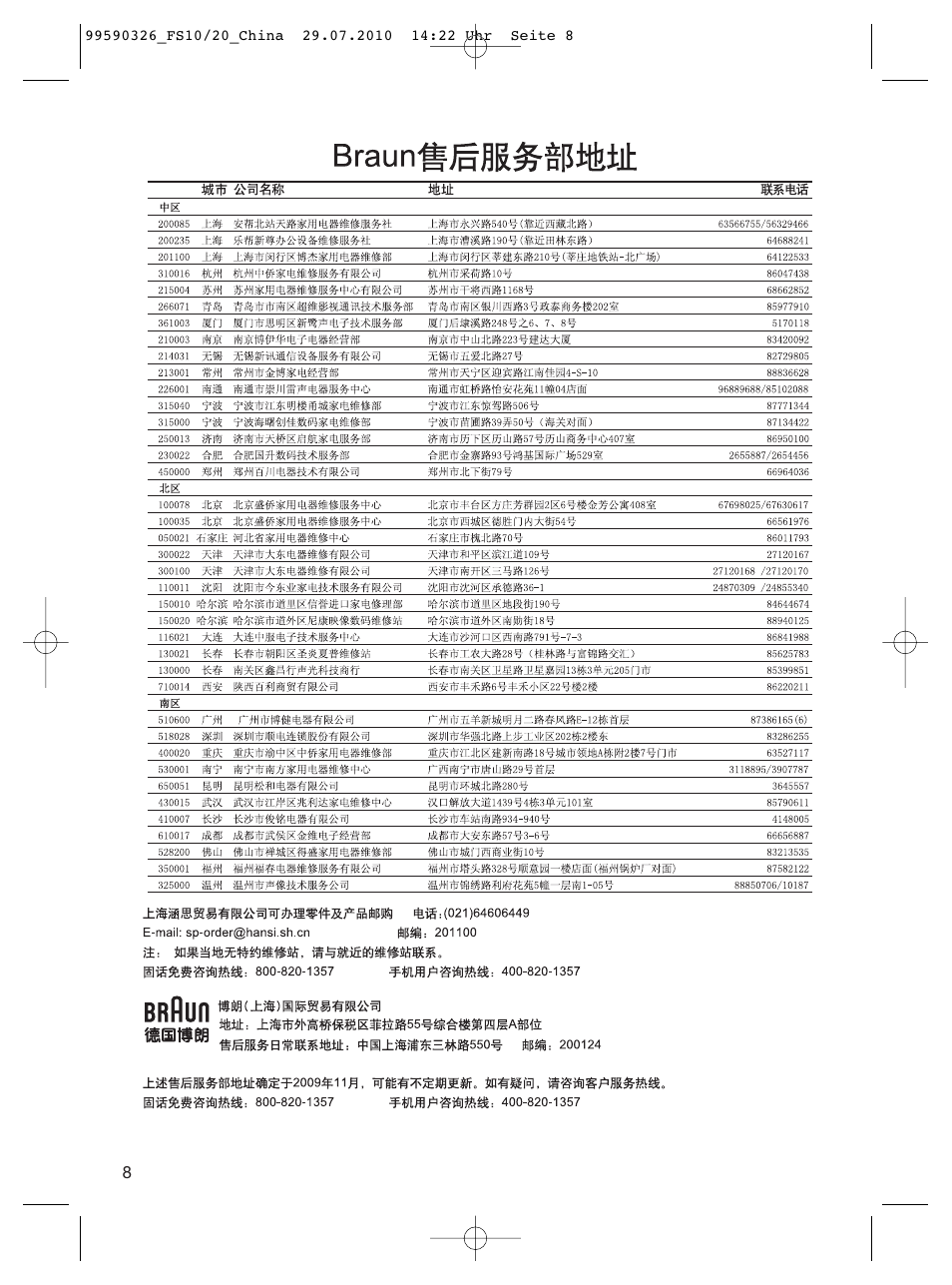 Braun MULTIQUICK FS20 User Manual | Page 8 / 14