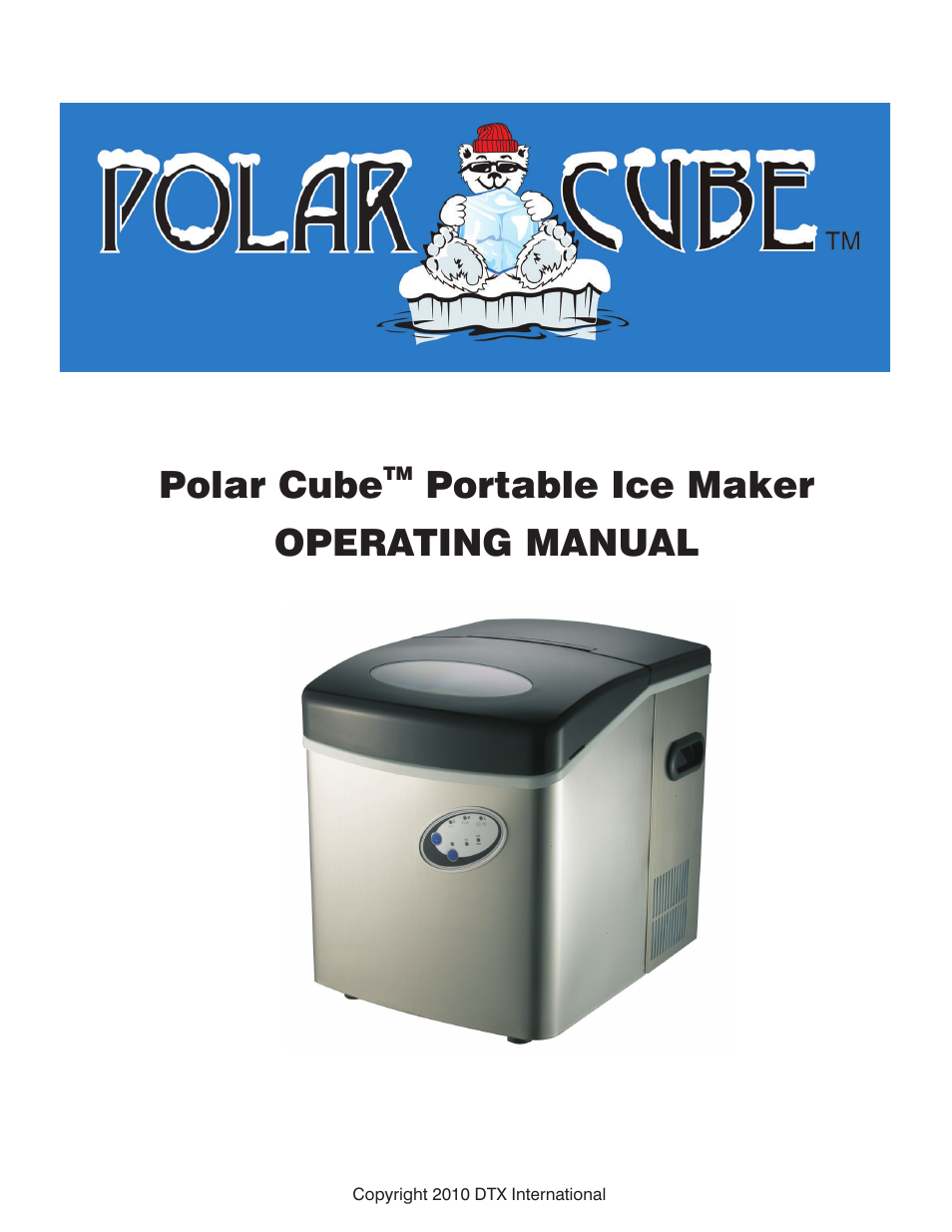 Great Northern Popcorn 6058 Portable Ice Maker User Manual | 7 pages