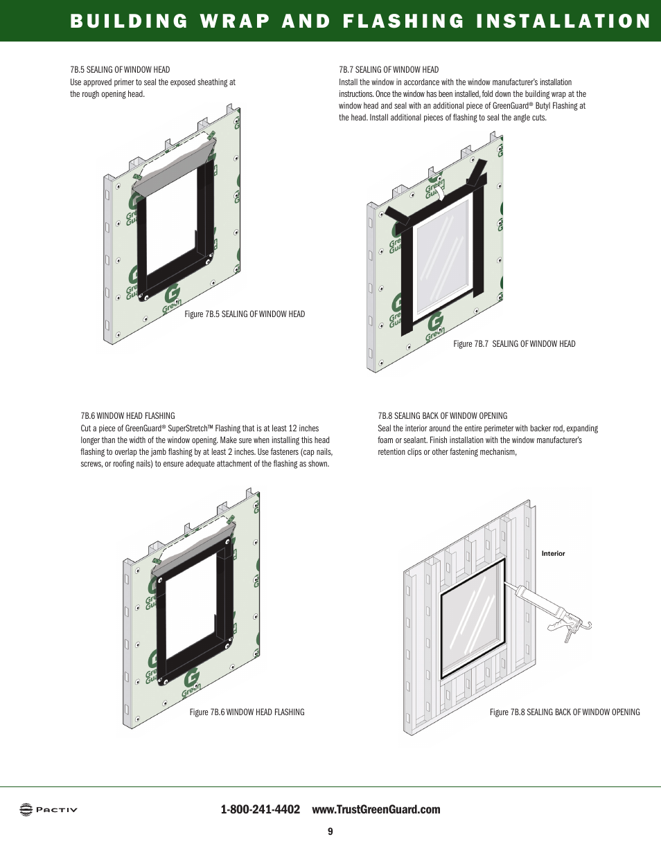 GreenGuard Commercial Building Wraps User Manual | Page 10 / 16