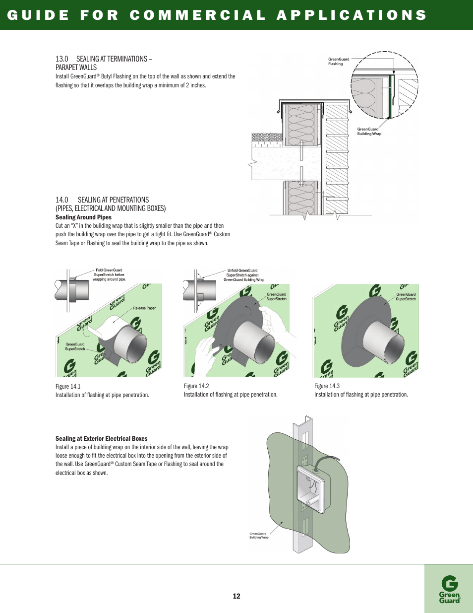 GreenGuard Commercial Building Wraps User Manual | Page 13 / 16