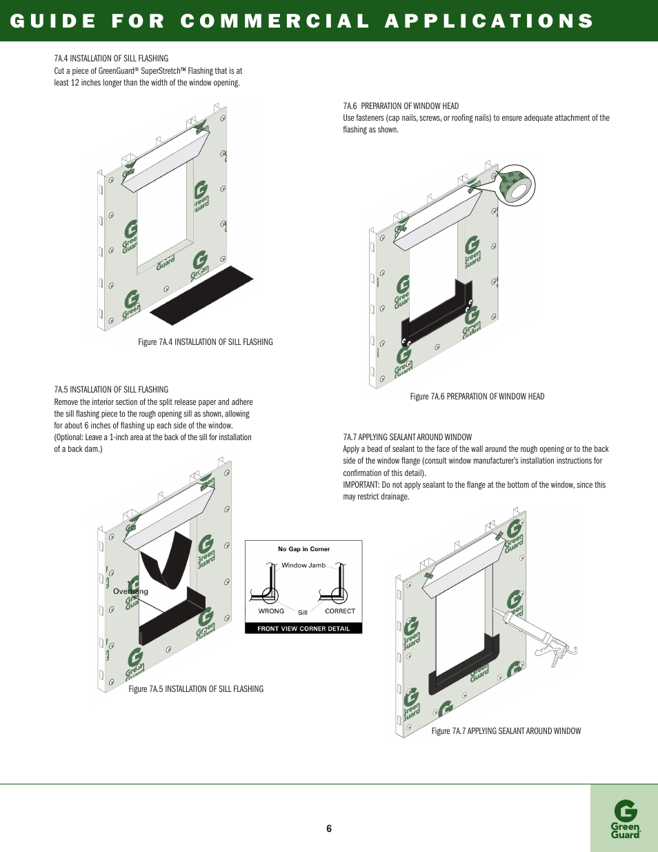GreenGuard Commercial Building Wraps User Manual | Page 7 / 16