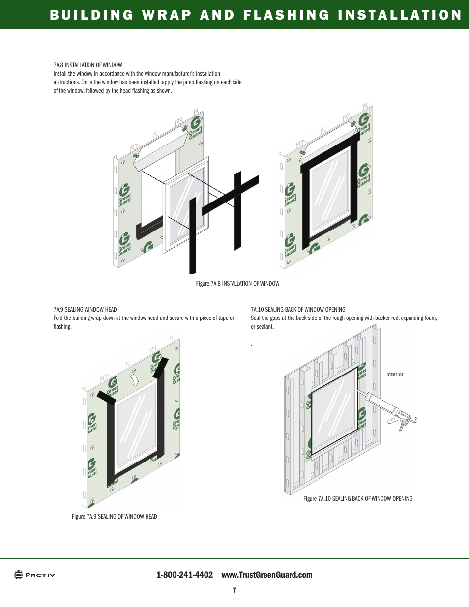 GreenGuard Commercial Building Wraps User Manual | Page 8 / 16