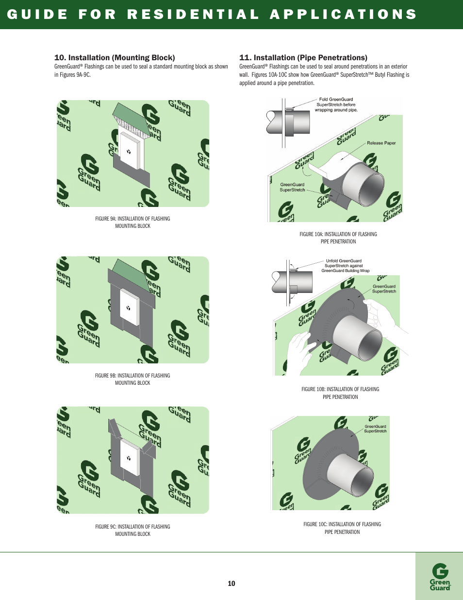 GreenGuard Residential Building Wraps User Manual | Page 11 / 12