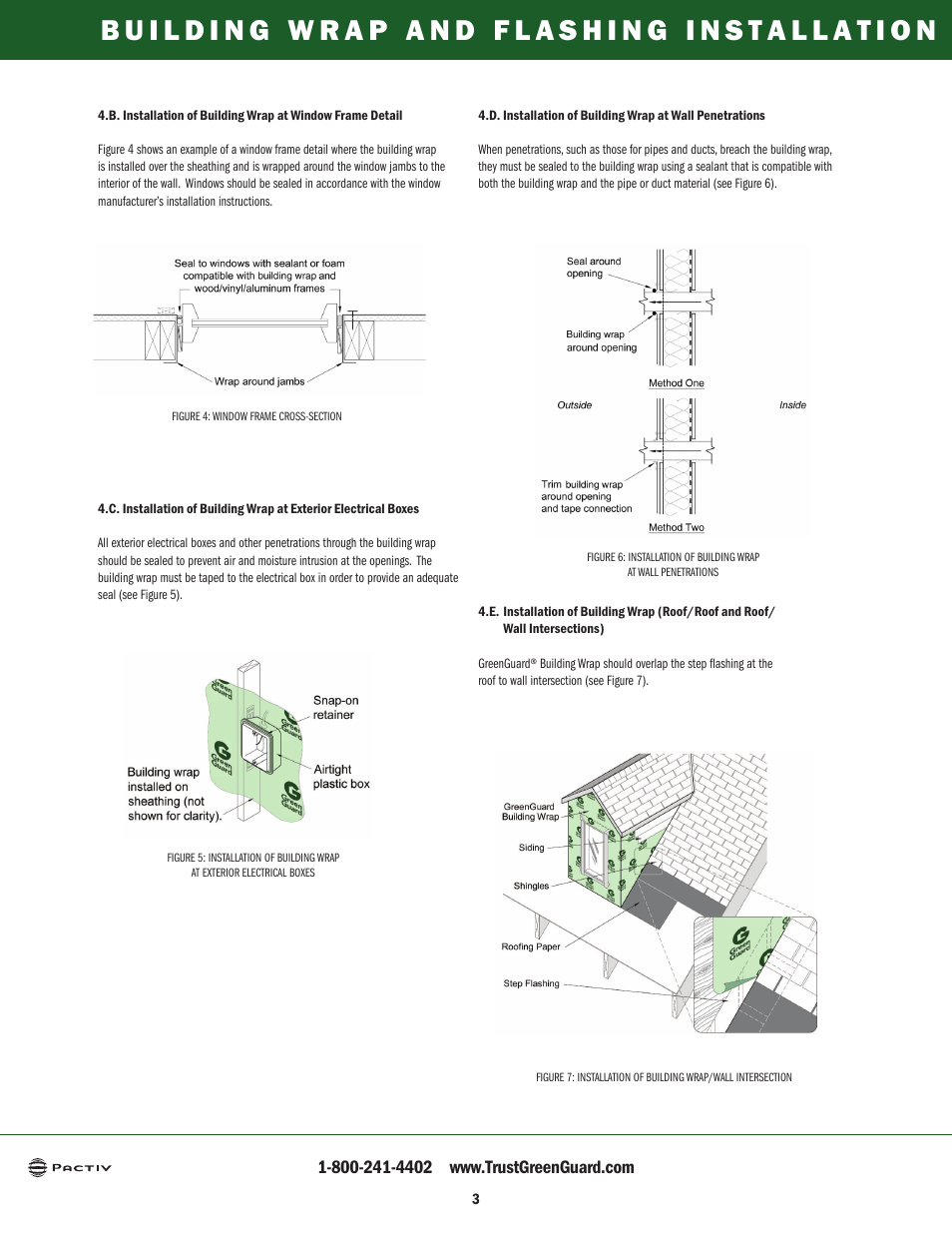 GreenGuard Residential Building Wraps User Manual | Page 4 / 12