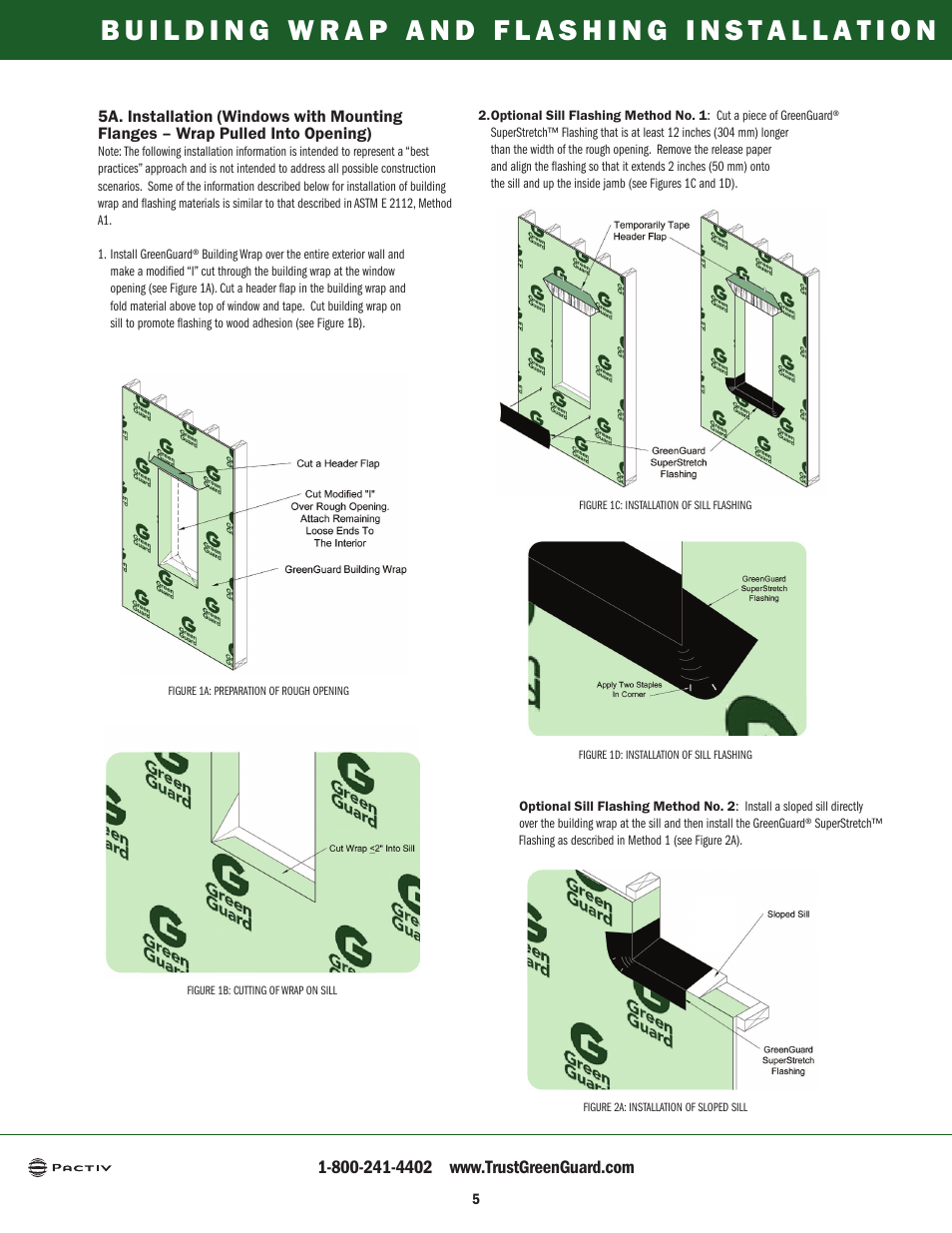 GreenGuard Residential Building Wraps User Manual | Page 6 / 12