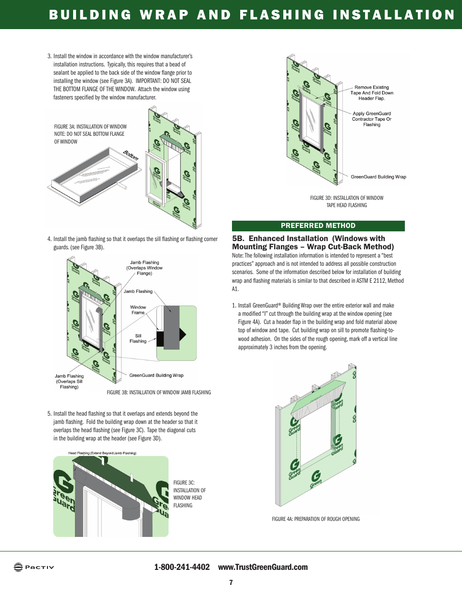 GreenGuard Residential Building Wraps User Manual | Page 8 / 12