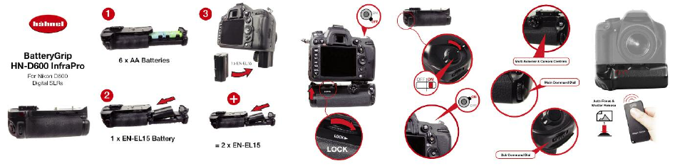 Hahnel HN-D600 Infrapro (for Nikon) User Manual | 2 pages