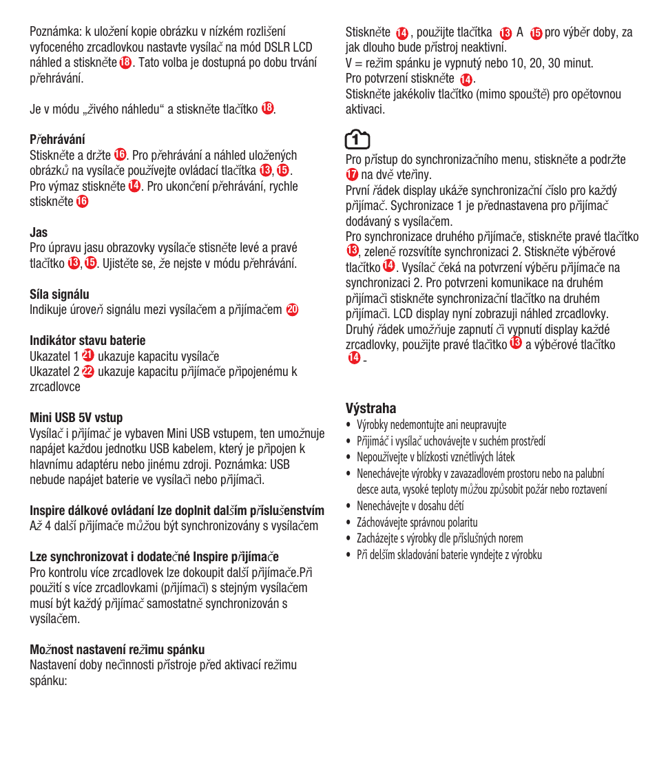 Hahnel Inspire LiveView User Manual | Page 19 / 27