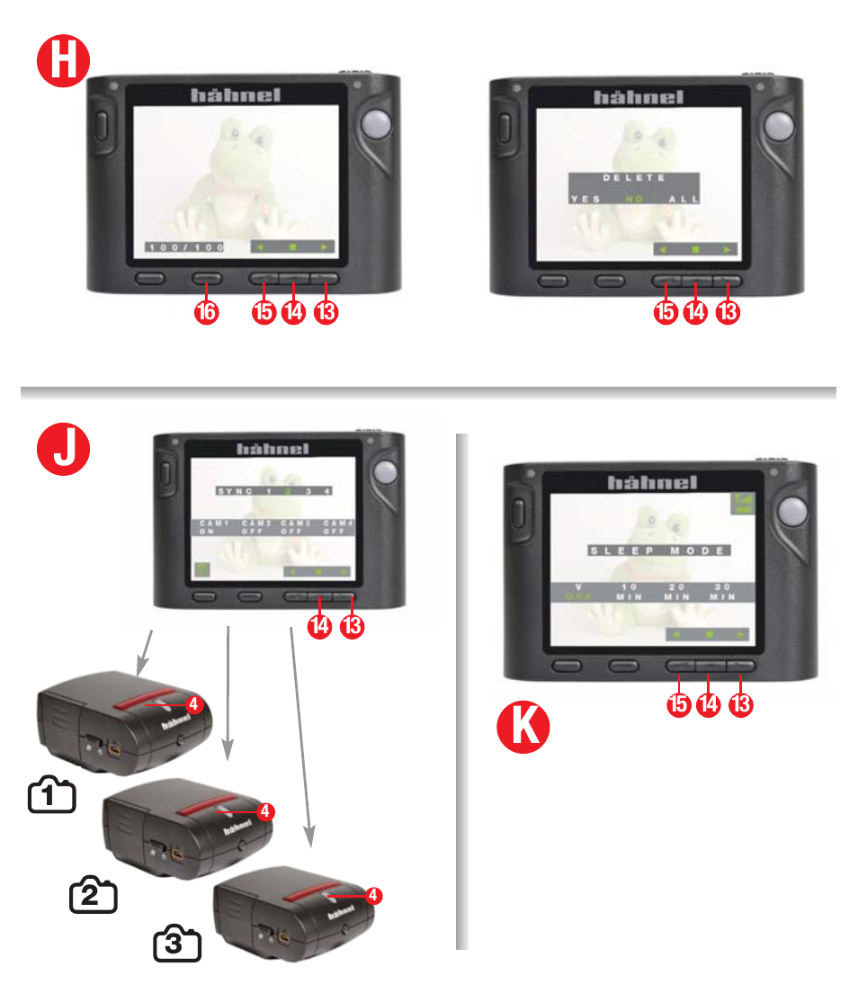 Hj k | Hahnel Inspire LiveView User Manual | Page 4 / 27