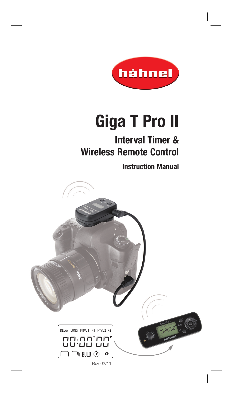Hahnel Giga T Pro II Wireless Timer Remote User Manual | 42 pages